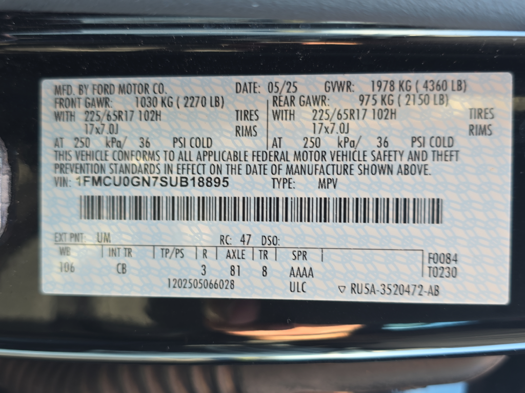 2025 Ford Escape Active