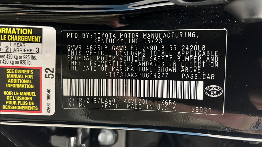 2023 Toyota Camry Hybrid XLE