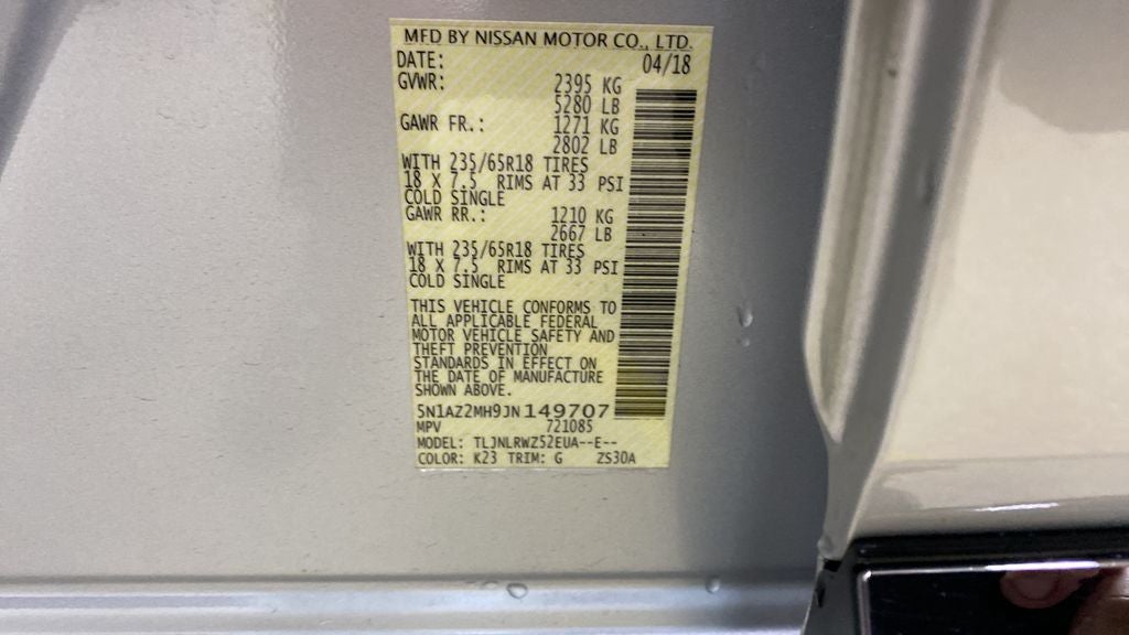 2018 Nissan Murano SL