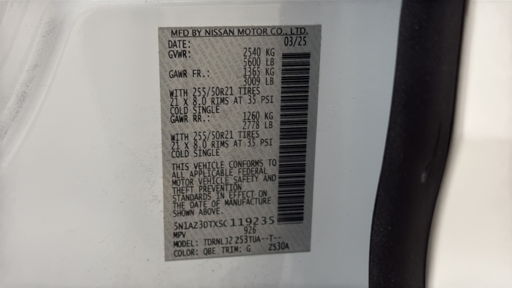 2025 Nissan Murano Platinum