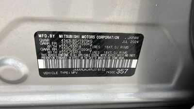 2024 Mitsubishi Outlander Sport 2.0 ES