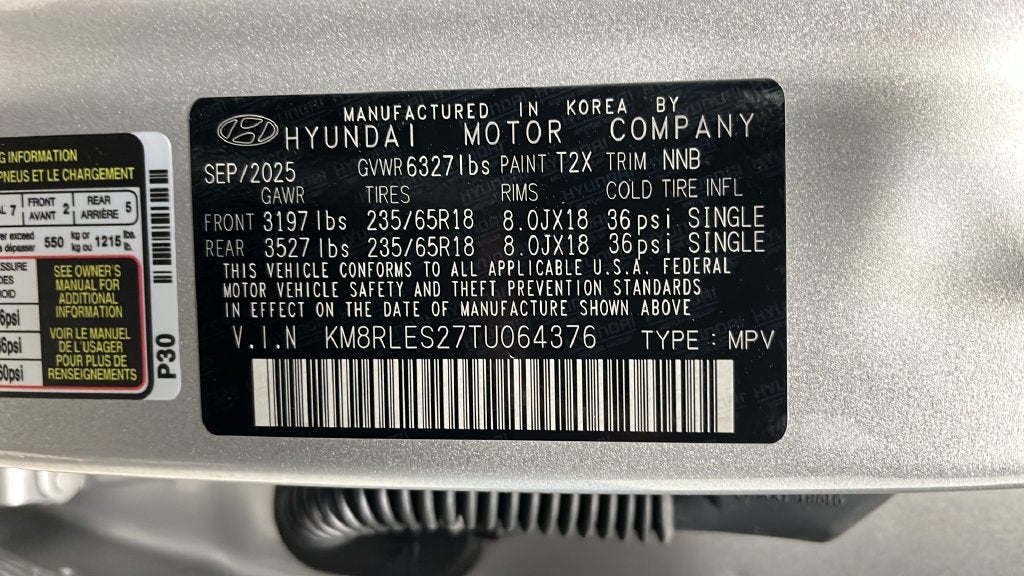 2026 Hyundai Palisade SEL 7 Passenger