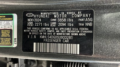 2025 Hyundai Elantra SEL Convenience