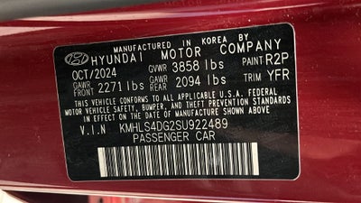 2025 Hyundai Elantra SEL Convenience