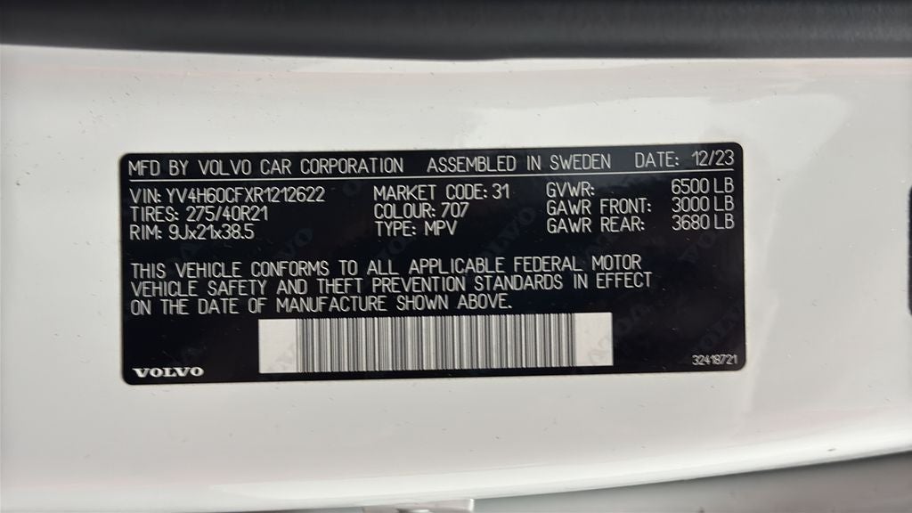 2024 Volvo XC90 Recharge Plug-In Hybrid Ultimate