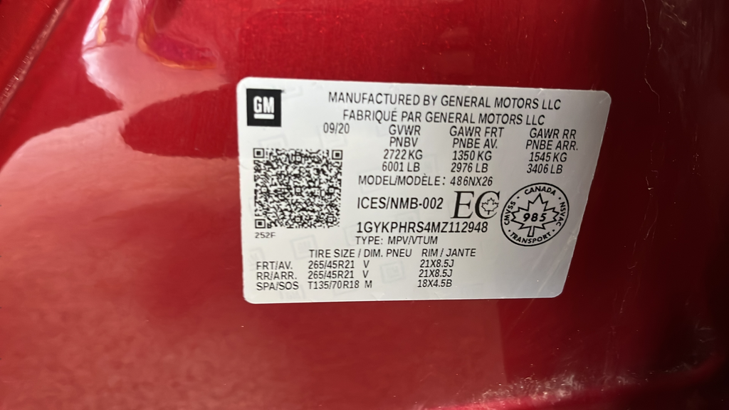 2021 Cadillac XT6 Sport