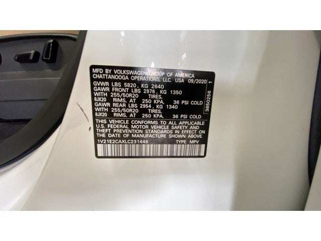 2020 Volkswagen Atlas Cross Sport 3.6L V6 SE w/Technology 4Motion