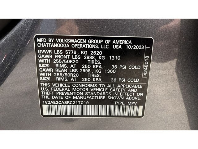 2024 Volkswagen Atlas Cross Sport 2.0T SEL R-Line