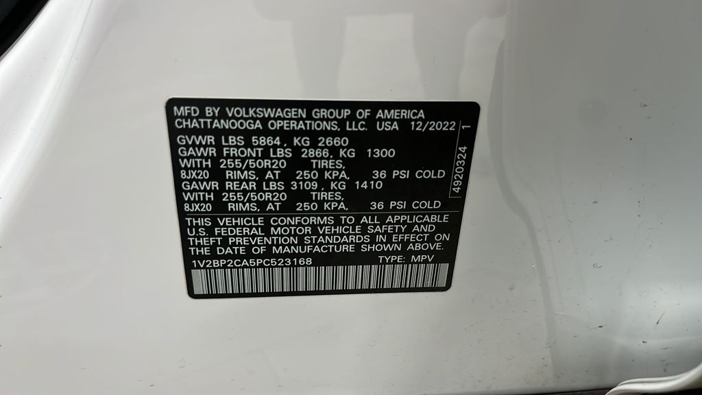 2023 Volkswagen Atlas 2.0T SEL