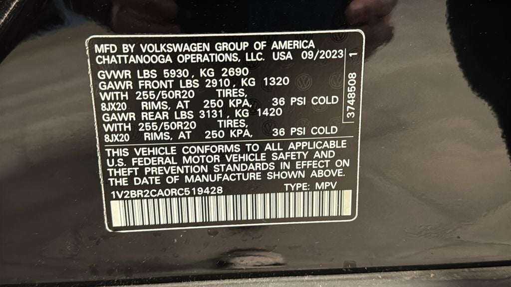 2024 Volkswagen Atlas 2.0T SEL