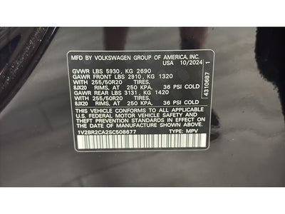 2025 Volkswagen Atlas 2.0T SEL