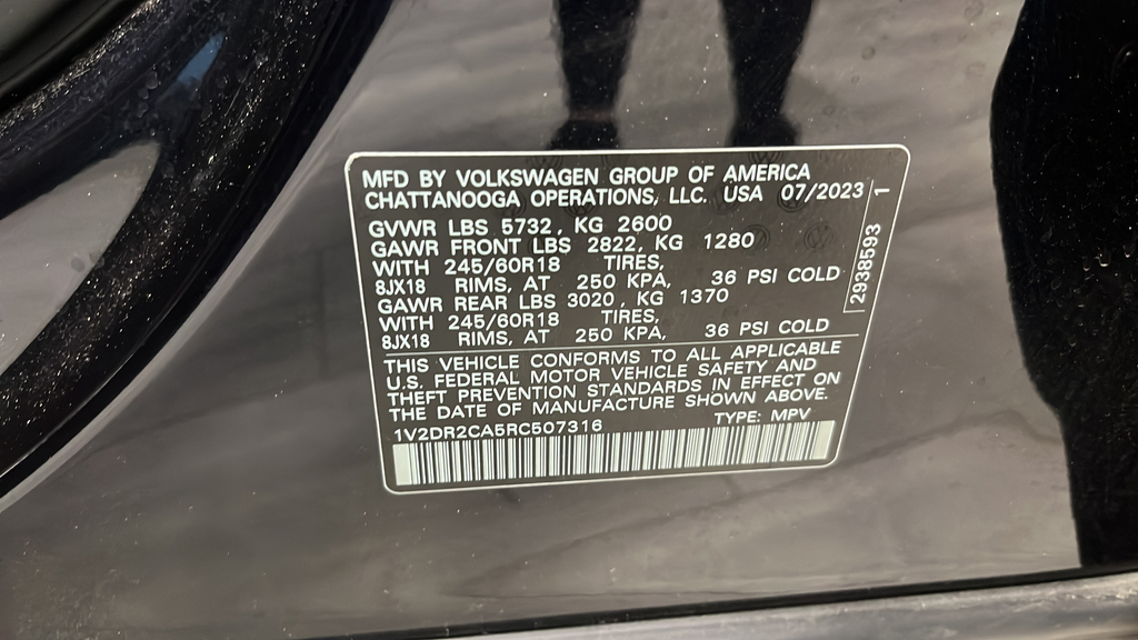 2024 Volkswagen Atlas 2.0T SE