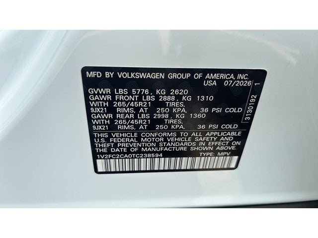 2026 Volkswagen Atlas Cross Sport SEL Premium R-Line
