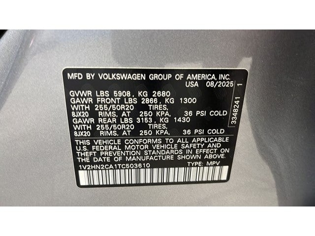 2026 Volkswagen Atlas 2.0T SE w/Technology