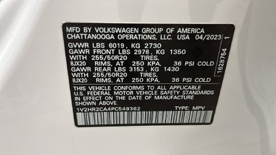 2023 Volkswagen Atlas 3.6L V6 SE w/Technology