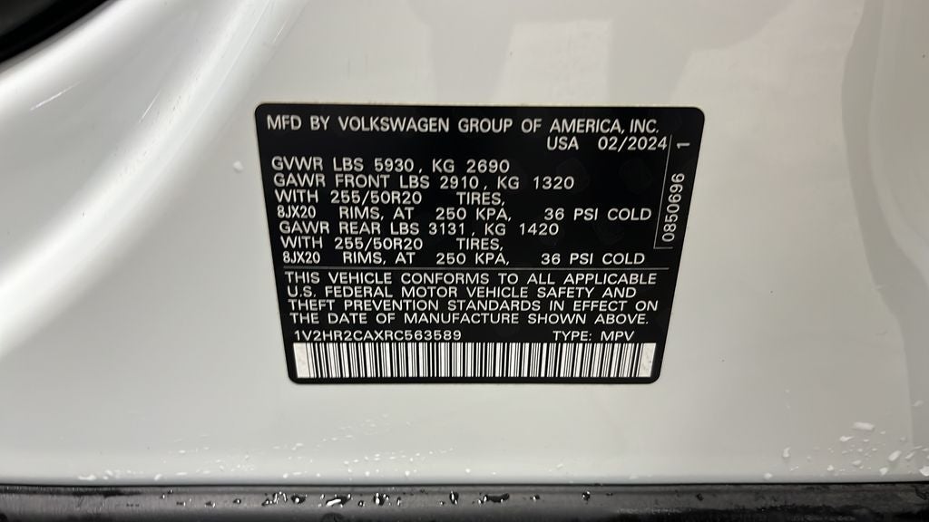 2024 Volkswagen Atlas 2.0T SE w/Technology