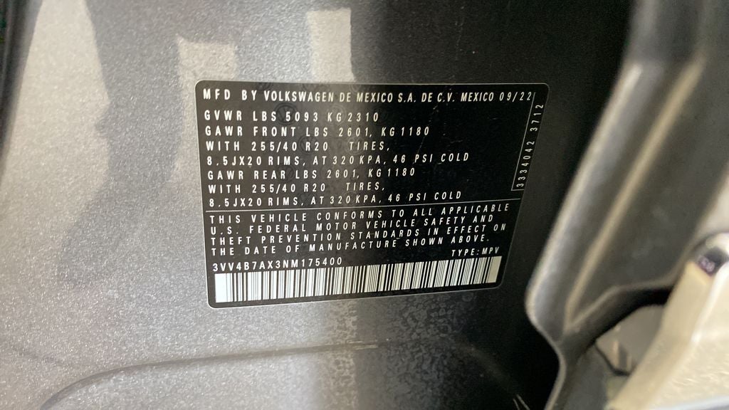 2022 Volkswagen Tiguan 2.0T SEL R-Line
