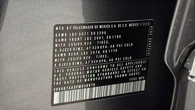 2023 Volkswagen Tiguan 2.0T SEL R-Line