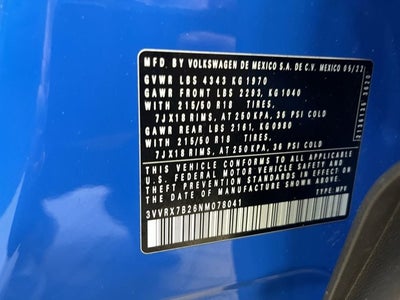 2022 Volkswagen Taos 1.5T SE