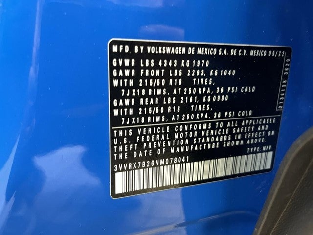 2022 Volkswagen Taos 1.5T SE