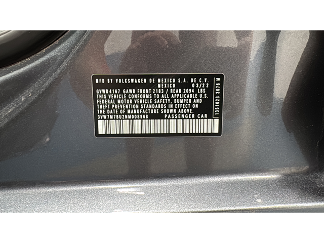 2022 Volkswagen Jetta 1.5T SE