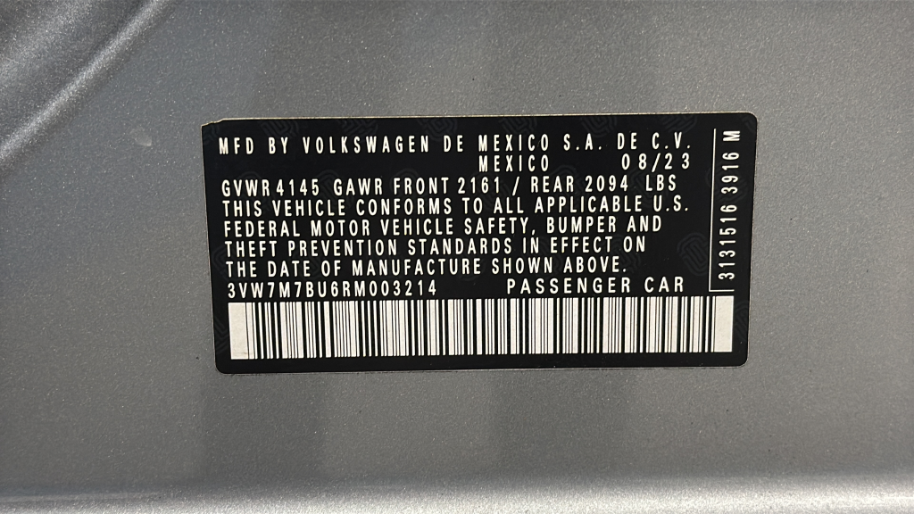 2024 Volkswagen Jetta 1.5T SE