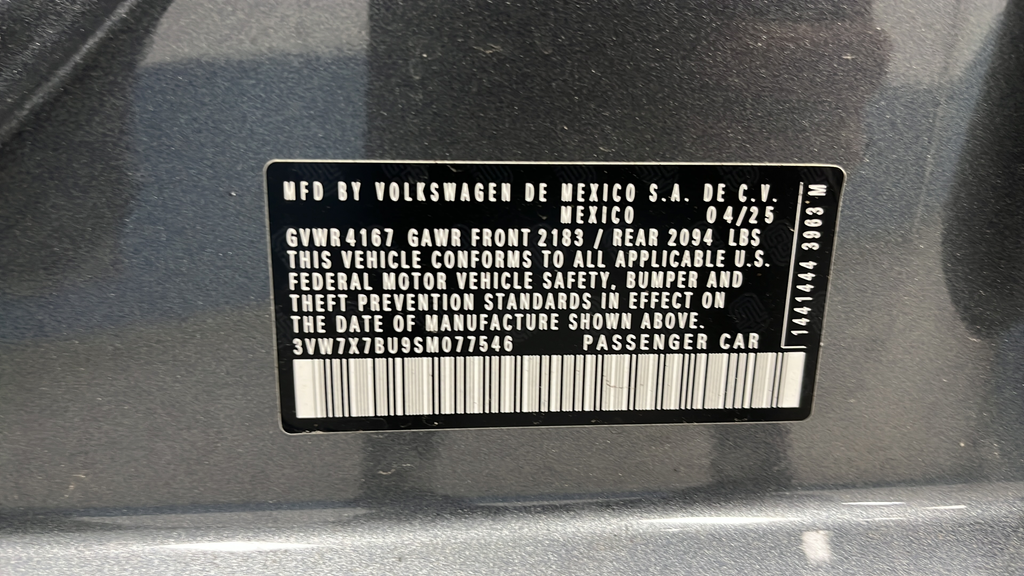 2025 Volkswagen Jetta 1.5T SE