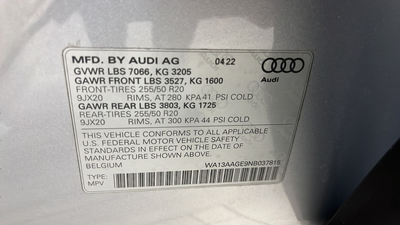 2022 Audi e-tron Sportback S line Prestige quattro