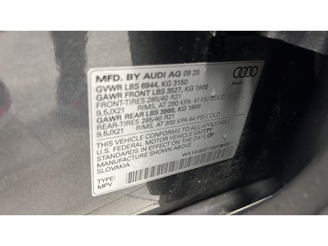 2021 Audi SQ7 Premium Plus quattro