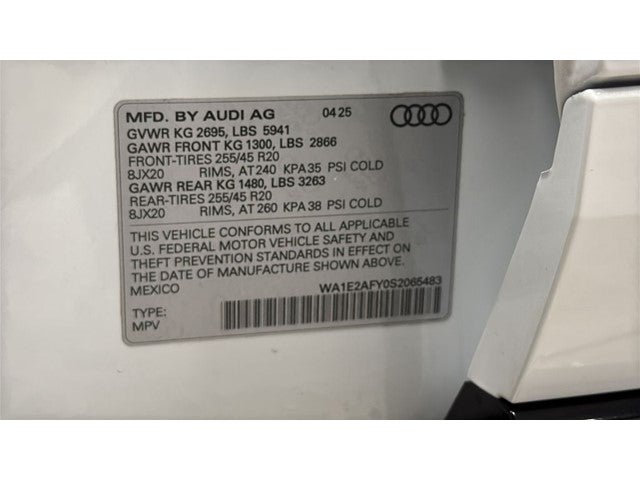 2025 Audi Q5 e 55 Premium Plus S Line