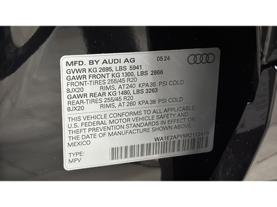 2024 Audi Q5 e 55 Premium Plus S Line