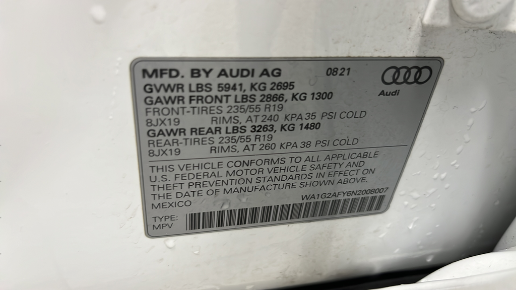 2022 Audi Q5 e 55 Premium S Line