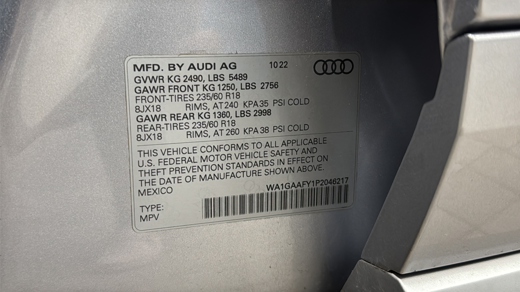 2023 Audi Q5 45 S line Premium quattro