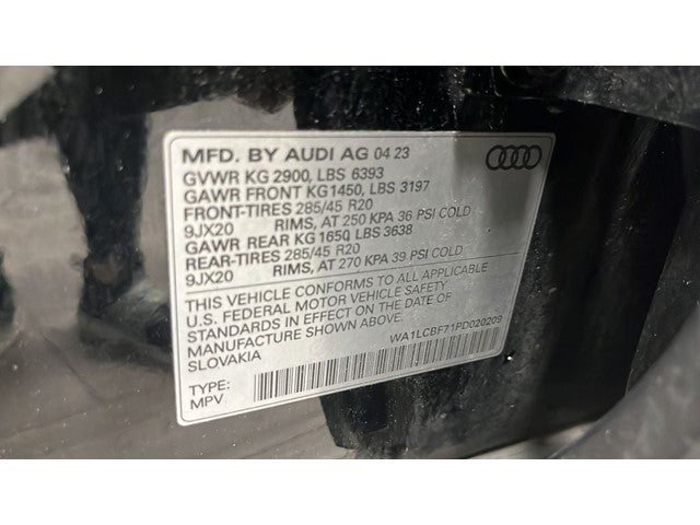 2023 Audi Q7 45 Premium Plus quattro