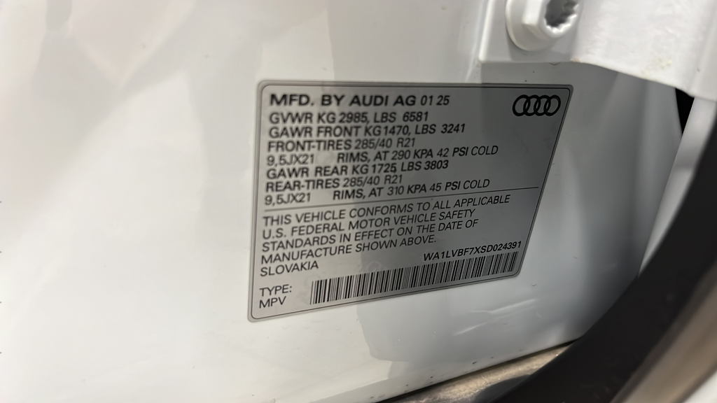 2025 Audi Q7 55 Premium Plus quattro