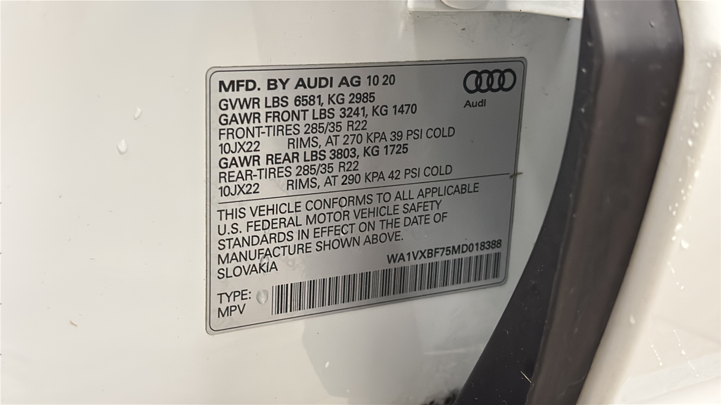 2021 Audi Q7 55 Prestige quattro