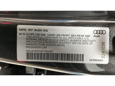 2023 Audi RS e-tron GT Base quattro
