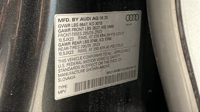 2020 Audi RS Q8 4.0T quattro