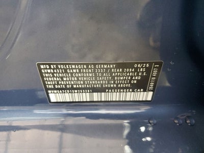 2025 Volkswagen Golf GTI 2.0T SE