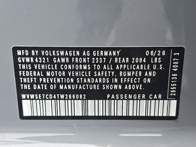2026 Volkswagen Golf GTI SE