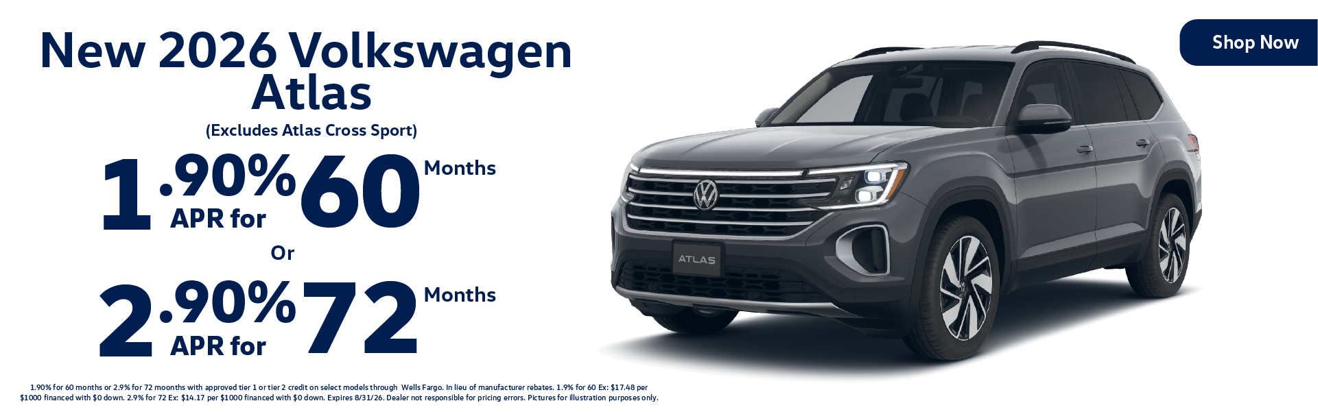2026 VW Atlas 
