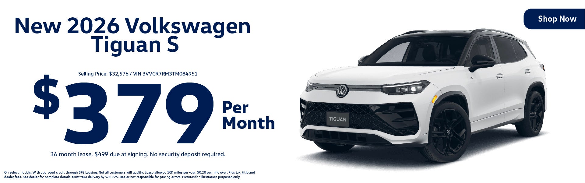 2026 Volkswagen Tiguan S